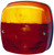 Hella Tail Light Assembly 002578701 Red/Amber Lens; Halogen; With Indicator; Single