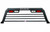 Magnum Truck Racks Headache Rack 119L Low Pro; Louvered; Powder Coated; Matte Black; Aluminum; Can Be Used With Most Tonneau Covers; With Mounting Hardware Kit And Halogen Compatible Wiring Harness; Lighted