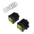 KC Hilites Driving/Fog Light 0265 Driving/Fog Light; Flex Era; LED Bulb; 10 Watt Flood Light/46 Watt Spot Light; Combo Beam; 2430 Lumens; Clear Lens; Amber/White Bulb; Black Aluminum Housing; Bumper/Overhead/Roof/Rear Trunk Mount; Set Of 2