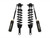 Icon Vehicle Dynamics Coil Over Shock Absorber 58780C 2.5 Series; Adjustable Valving; 1-1/4 To 3 Inch Lift; Pigtail Spring; Black/Silver; With Remote Reservoir; Set Of 2; Additional Parts Required For Installation See Required Parts