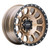 Pro Comp Wheels Wheel 9634-78583 Series 34; 17 Inch Diameter x 8.5 Inch Width; 6 x 139.7 Millimeter/6 x 5.5 Inch Bolt Pattern; 0 Millimeter Offset; 4.75 Inch Backspacing; 60 Degree Conical Seat Lug; 108.00 Millimeter Center Bore; 12 Spoke