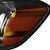 Spec-D Tuning Headlight Assembly 2LCLH-TUN05JM-RS Clear Lens; ABS Plastic Matte Black Housing; DOT/SAE Approved; Set Of 2; Bulbs Not Included