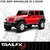 TrailFX Running Board ORB005 TFX Overland Running Board; Tube; Bolt On; Powder Coated; Matte Black; Steel; With Two Step Area Per Bar