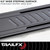 TrailFX Running Board AL6016B TrailFX A6 Series; With 6-1/2 Inch Wide Step Area; Powder Coated; Titanium Black; Aluminum; With Welded End Caps/Hardware And Brackets; Rocker Panel Mount