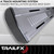 TrailFX Running Board AL6003B TrailFX A6 Series; With 6-1/2 Inch Wide Step Area; Powder Coated; Titanium Black; Aluminum; With Welded End Caps/Hardware And Brackets; Rocker Panel Mount