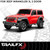 TrailFX Running Board ORB004 TFX Overland Running Board; Bolt On; Powder Coated; Matte Black; Steel; With One Step Area Per Bar