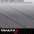 TrailFX Bed Mat 703N TFX Bed Mats; Direct-Fit; Drop-In; Without Raised Edges; Textured Pebble Surface Design; Black; Rubber; Tailgate Liner/Mat Not Included; 5 Foot Bed Needs Cutting For Fitment