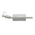 Walker Exhaust Catalytic Converter 74036 Ultra Direct-Fit; Round Stainless Steel Case; Single 2.245 Inch 2-Bolt Welded Flange; Single 2-1/4 Inch Pipe Connection; 8 Inch Body Length/42.53 Inch Overall Length