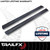 TrailFX Running Board AL6010B TrailFX A6 Series; With 6-1/2 Inch Wide Step Area; Powder Coated; Titanium Black; Aluminum; With Welded End Caps/Hardware And Brackets; Rocker Panel Mount