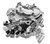 PRW Industries . Carburetor 4245431 Quadrajet; Automotive Use; For Use With GM 350-455 Cubic Inch Engines; Four Barrel; 695 Cubic Feet Per Minute CFM; Spread Bore Flange; Electric Choke; Vacuum Secondaries; Gasoline; With C Style Throttle Linkage