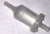 Helix Racing Fuel Filter 118-9024 Complete Assembly; In-Line; 1/4 Inch Inlet/Outlet; Round Shape; 40 Micron Polyethylene Pellet Element; White Housing; 510 To 530 Milliliter Per Minute Flow Rate; Single