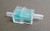 Helix Racing Fuel Filter 118-9011 Complete Assembly; In-Line; 1/4 Inch Inlet/Outlet; Rectangular Shape; 106 Micron Stainless Steel Screen Element In Green Frame; Clear Housing; Single
