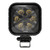 J.W. Speaker Work Light 1300181 832 Series; For Agriculture/Construction/Industrial/Material Handling/Mining/Railroad/Specialty Vehicles; 4 Inch Square Housing; Pedestal Mount; 3900 Raw Lumens/2400 Effective Lumens; LED; Flood Beam Pattern