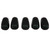 Race Sport Lighting Roof Marker Light 1007602 LoPro Series; Teardrop Shape; Clear Lens; LED; White; Solar Powered; 300 Lumens; Shock Resistant Silicon Shell; Auto Turn On/Turn Off; For Use In Off-Road Vehicles/Trucks; Set Of 5