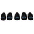 Race Sport Lighting Roof Marker Light 1007602 LoPro Series; Teardrop Shape; Clear Lens; LED; White; Solar Powered; 300 Lumens; Shock Resistant Silicon Shell; Auto Turn On/Turn Off; For Use In Off-Road Vehicles/Trucks; Set Of 5