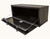 Buyers Tool Box 1725110 Underbody; 1 Recessed Drop Door; Powder Coat Diamond Tread; Black; Aluminum; With T Handle Compression Latch And D-Blub Seal; Mounting Brackets Sold Separately