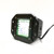 Race Sport Lighting Driving/Fog Light RSRGB12B Driving/Fog Light; ColorADAPT; LED; Blue/Green/Red; 3 Inch Square; Clear Lens; Black Housing; Flush Mount; Set Of 2; With Two Flush Mount/Remote/Switch And Wiring Harness