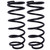 Bilstein Coil Spring 53-297686 B12 Special; 1-1/2 Inch Lift; Black; Set Of 2