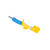 Bilstein Shock Absorber 35-253600 B6 Performance Shock; Nitrogen Gas Charged; Limited Lifetime Warranty; Non Adjustable Valving; Without Shock Boots; Yellow; Single