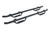 Go Rhino Nerf Bar D24176T Dominator D2; With Drop Down Steps; 2-1/2 Inch Round Bent; Black Textured Powder Coated; Steel; Without End Caps; Rocker Panel Mount