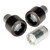 McGard Wheel Access Door Hinge Lock 76057 Protect Removable Doors From Theft; 6 Millimeter X 1.0 Thread Size; 1.035 Inch Overall Length; 1/4 Inch Wrench Size; Zinc Nickel Plated; Black; Steel; Set Of 2; With One Key