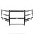Go Rhino Safety Division Bumper Push Bar 5202-2L72 LR Series; Semi-Glass; Black; Steel; 3 Inch Diameter; Without Wrap Around Brush Guard; With 2 Federal Signal MPS600U Light Mounting Holes; With Mounting Brackets