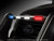 Go Rhino Safety Division Bumper Push Bar 5202-2L72 LR Series; Semi-Glass; Black; Steel; 3 Inch Diameter; Without Wrap Around Brush Guard; With 2 Federal Signal MPS600U Light Mounting Holes; With Mounting Brackets
