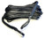 Helix Racing Winch Cable 600-5050 4000 Pound Capacity; 3/16 Inch Diameter x 50 Foot Length; Synthetic Rope; Black; Loop On Each End