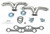 Patriot Exhaust Exhaust Header H8052-1 Tight Tuck; For Use With 265-400 Cubic Inch Chevrolet Engines; 1-5/8 Inch Diameter Primary Tubes; 2-1/2 Inch Diameter Collector; Oval Ports; For Off-Road Use Only; Metallic Ceramic Coated