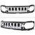 Spec-D Tuning Grille HG-BCO21C-GL Honeycomb Style; With Light Cutouts And With Emblem Cutout; Chrome Plated; ABS Plastic; With Brackets And Hardware
