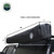 Overland Vehicle Systems Awning 18179919 XD Nomadic; Bag Awning; Passenger Side; 240 Inch Length; 129 Square Foot of Cover; Gray Body with Green Trim; Polyester; Black Weather Cover; With LED Lights/Black Out/Travel Cover
