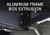 Overland Vehicle Systems Awning 18079919 XD Nomadic; Bag Awning; Driver Side; 240 Inch Length; 129 Square Foot of Cover; Gray Body with Green Trim; Polyester; Black Weather Cover; With LED Lights/Black Out/Travel Cover