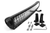 Southern Truck Light Bar 74040 Chrome Series; LED; 40 Inch Curved Length; 80 Clear LED 3 Watt Bulbs; 240 Watt/20 Amp Draw; Dual Row; 8 Degree Spot/90 Degree Flood Combo Beam; 21600 Lumens; Clear Lens/Chrome Panel; Powder Coated Black Aluminum Housing