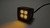 Southern Truck Driving/Fog Light 77916 Driving/Fog Light; Black Series; LED Bulb; 2 Inch Cube; 12 Watt White/6 Watt Amber; 1.3 Amp Draw; 8 Degree Spot Beam; 1350 Lumens; Clear Lens/Black Panel; Powder Coated Black Aluminum Housing