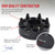 Coyote Wheel Accessories Wheel Adapter 5100-5100H-AA Hub Centric; 12 Millimeter x 1.25 Thread Size Studs; 56.10 Millimeter Center Bore; 0.79 Inch Thick; Black; Billet Aluminum; 1 Adapter