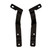 Rigid Lighting Driving/Fog Light Mounting Bracket 46750 Driving/Fog Light Mounting Bracket; Bolt-On A-Pillar Mount; Powder Coated; Mounts Two Lights; Black; Stainless Steel; Set Of 2; Fits RIGID 4 Inch 360 Series/D-Series/D-SS/Radiance Pods