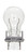 Wagner Lighting Backup Light Bulb BP3156LL Long Life; OE Replacement; 3156; Clear; Set Of 2; Blister Pack
