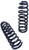 MaxTrac Coil Spring 251510-8 1 Inch Drop; Powder Coated; Grey; Set Of 2
