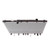 Denso Radiator 221-0500 OE Replacement; 1.25 Inch Inlet/Outlet Diameter; With Transmission Cooler