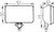 Hella Driving/Fog Light 005860201 Driving/Fog Light; 450 Series; Halogen Bulb; H3 Halogen Clear Bulb; 3.54 X 6.33 Inch Rectangular; 55 Watt; Clear Lens; ABS Housing; Universal Stud Mount; Single Light With Bulb/Stone Shield/Mounting Hardware