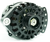 Arco Marine Alternator/Generator A225S-12-SF12-IE-49K6 Alternator/Generator; A225s Series; OE Replacement; 6-Groove 49 Millimeter K6 Belt; 12 Volt; 1 Inch Single Foot With 2 Inch Spacer Mount; Internal/External Regulator; 4 Wires; Black Cerakote