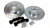 Baer Brake Systems Brake Rotor 2301044 ERADISpeed1; Drilled And Slotted; One Piece Design; 14 Inch Diameter; Zinc Plated; With Brackets And Hardware; Set Of 2