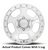 Mickey Thompson Wheel Wheel 274661 Canyon Pro; 20 Inch Diameter x 9 Inch Width; 5 x 139.7 Millimeter/5 x 5.50 Inch Bolt Pattern; 0 Millimeter Offset; 5 Inch Backspacing; 60 Degree Conical Seat Lug; 108.10 Millimeter Center Bore; 5 Hole Slot Design
