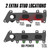 BD Diesel Exhaust Manifold 1043061 High-Silicon Ductile Cast Iron; Gaskets Included; Mounting Hardware Included; With 2 Additional Mounting Holes