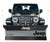Meyer Snow Plow 78320 WingMan; 80 Inch Length; 22 Inch Height; Hydraulic Lift; Hardwired; Power Angle; Black and Grey With Jeep Logo