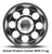 Mickey Thompson Wheel Wheel 274521 Classic Pro; 18 Inch Diameter x 9 Inch Width; 5 x 127 Millimeter/5 x 5.00 Inch Bolt Pattern; -12 Millimeter Offset; 4.5 Inch Backspacing; 60 Degree Conical Seat Lug; 71.60 Millimeter Center Bore; 8 Hole Slot Design
