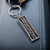 Plasticolor Key Chain 004470R01 Die-Cut Key Chains With Clip; Ford Logo; Black/Silver; Metallic
