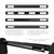 Go Rhino Safety Division Bumper Push Bar 5202-4L51 LR Series; Semi-Gloss; Black; Steel; 3 Inch Diameter; Without Brush Guard; Without Skid Plate; Use with 4 Soundoff Signal nForce Lights; With Mounting Brackets