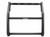 Go Rhino Safety Division Bumper Push Bar 5165A-4L51 LR Series; Textured Powder Coated; Black; Aluminum; 3 Inch Diameter; Without Wrap Around Brush Guard; With 4 Soundoff Signal nForce Light Mounting Holes; With Mounting Brackets