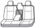 Covercraft Seat Cover SSR8484FR11WFBK SeatSaver; Ram Logo; Heavy-Duty Waterproof Polyester; Black; For One Row
